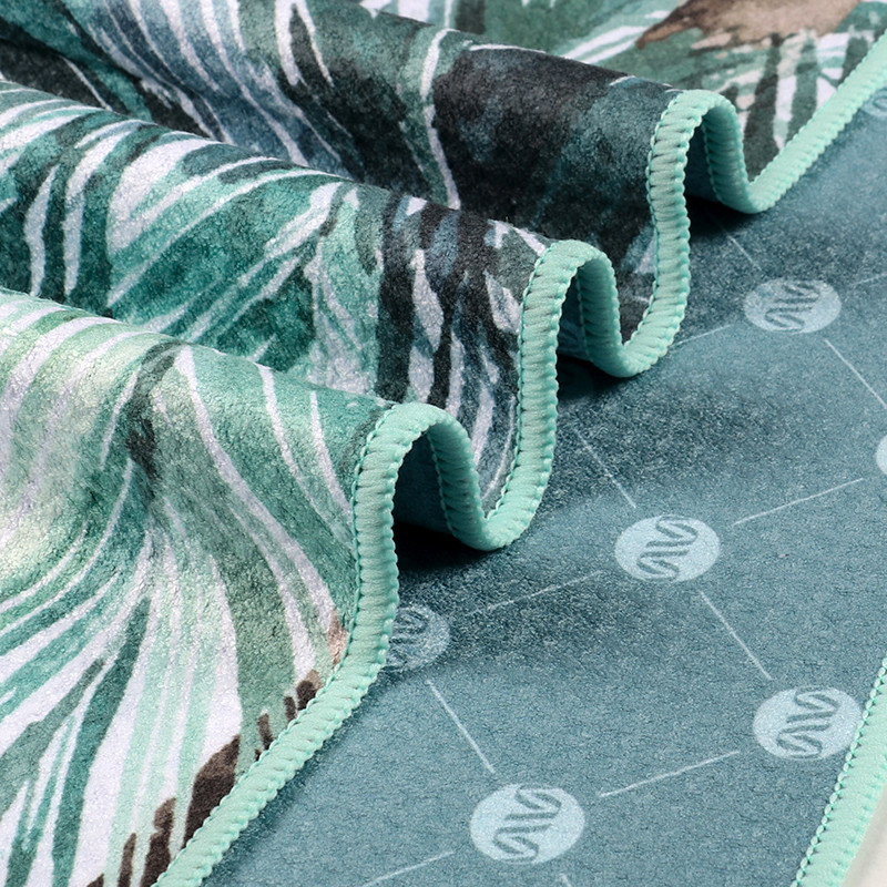 Recyle Large Customized Sand Proof Sublimation Digital Print RPET Microfiber Beach Towel