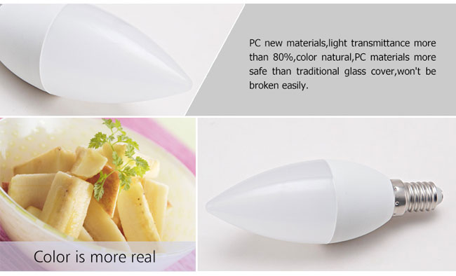 90ml/w 5W E14 LED candle light wholesale