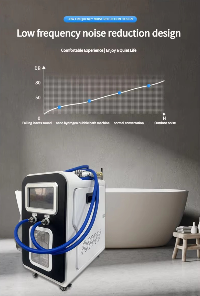 SPA Shower Hydrogen Bath Filter Anti-Aging Molecular Hydrogen And Oxygen Water Machine Nano Bubble For Ionic SPA Bath Weizi