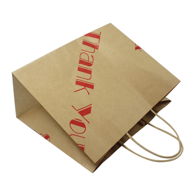 Customized Size Kraft Paper Bags For Promotions / Gifts / Advertisements