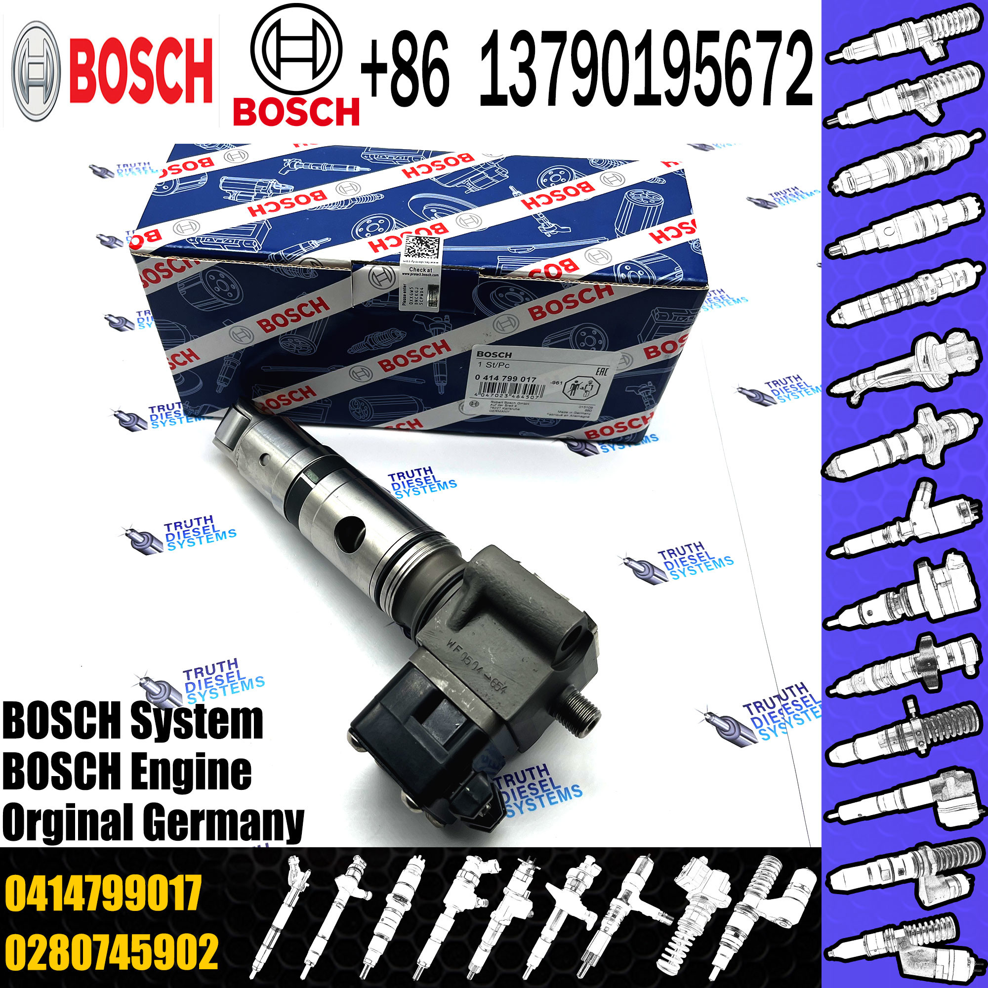 Remanufactured Fuel Injection Unit Pump 0414799017 0414799018 0414799038