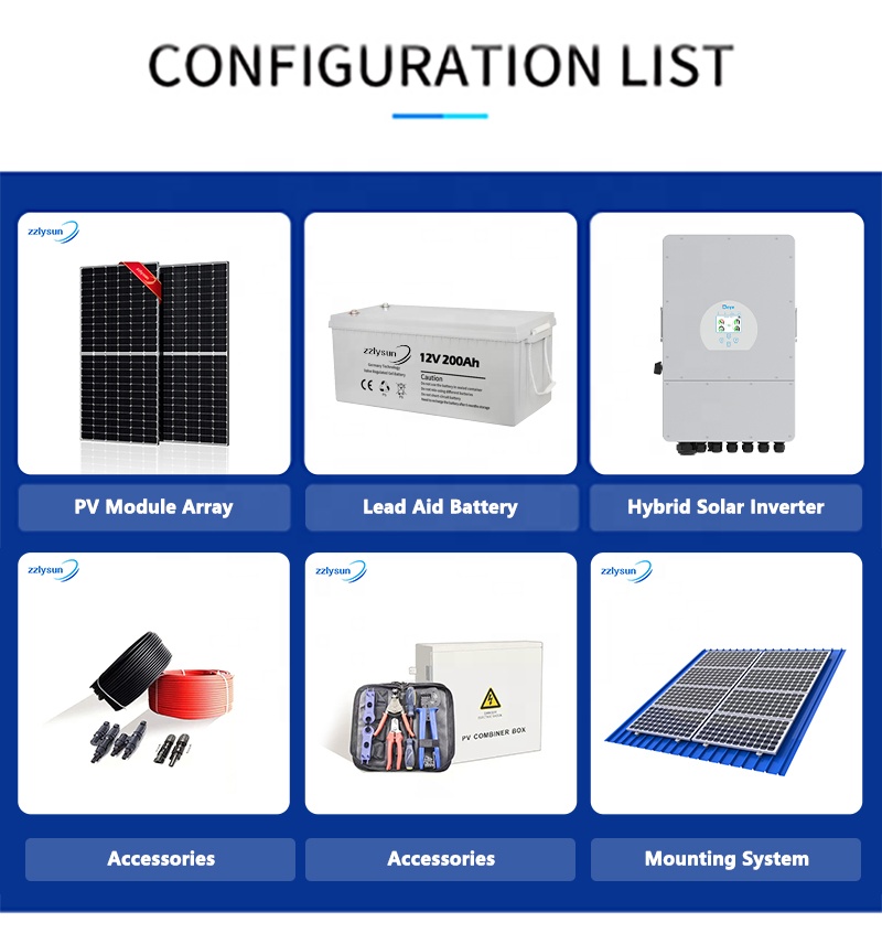 Mounting Solar Panel Power System Hybrid Photovoltaic Balcony House Inverter