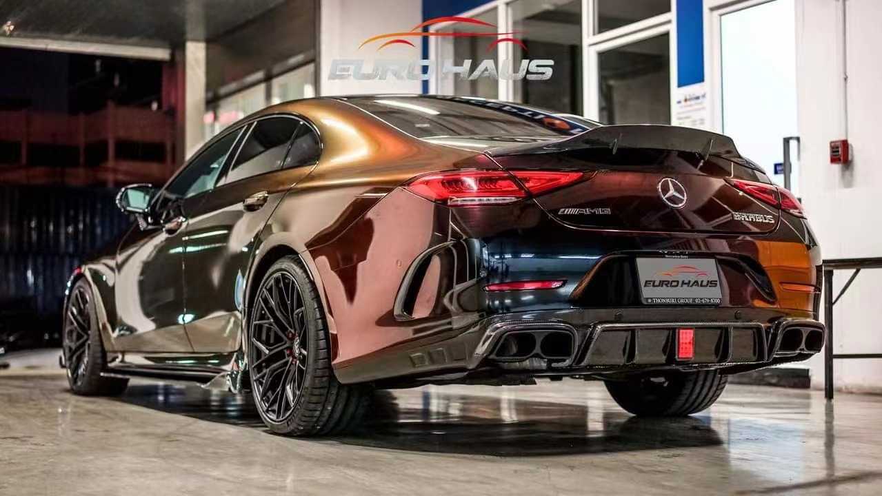 Selling 2018-2022 for Mercedes CLS300 CLS350 W257 Carbon Fiber Body Kit CLS Carbon Fiber Front Scoop Spoiler Rear Diffuser