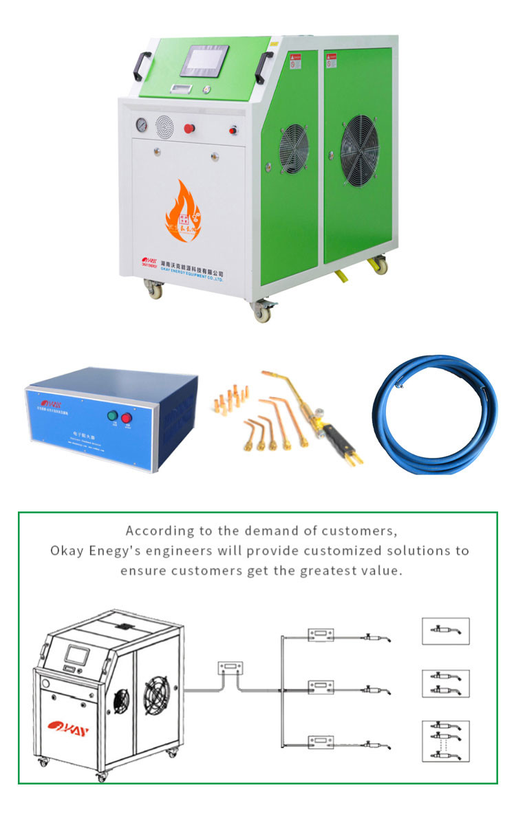 9KW Medium Oxy Hydrogen Generator Hho Gas Generators industrial type
