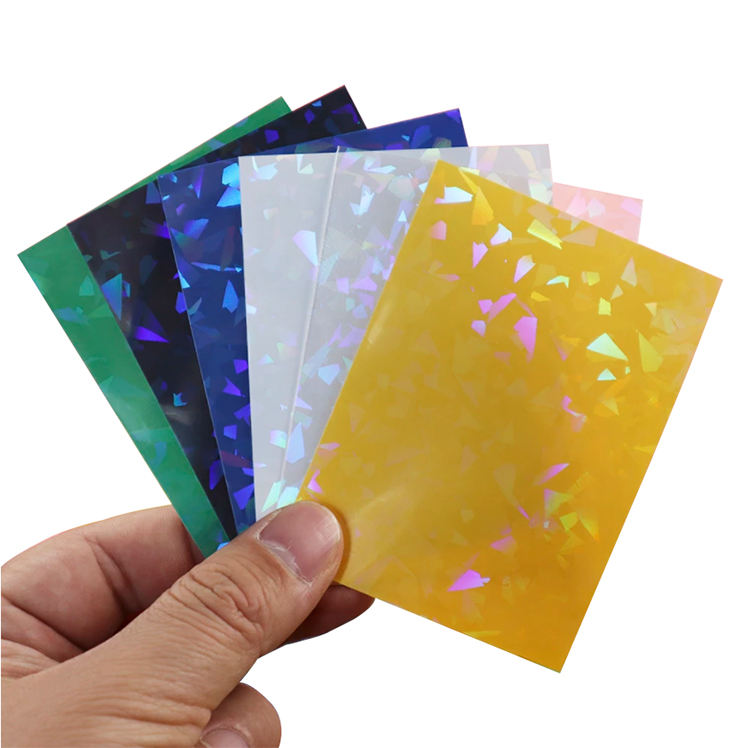 Plastic Trading Anime Yugioh Card Protectors Sleeves Accept Customized Logo