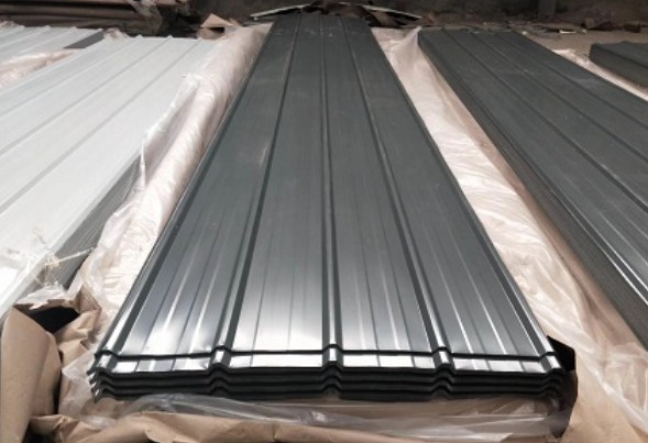 Corrugated Steel Roofing Sheet Z120 DX51D 0.55mm For Warehouses