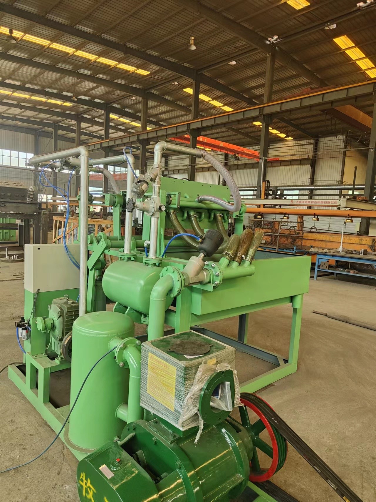 Customized 700 - 6000pcs/Hr Egg Tray Production Line For Chicken Farm