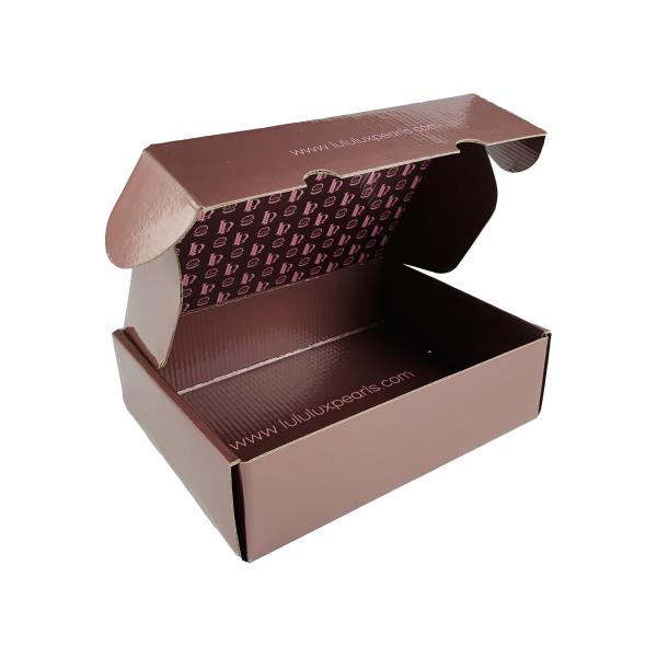 Customized Logo Glossy Corrugated Paper Box Packaging Box Folding Gift Boxes Package
