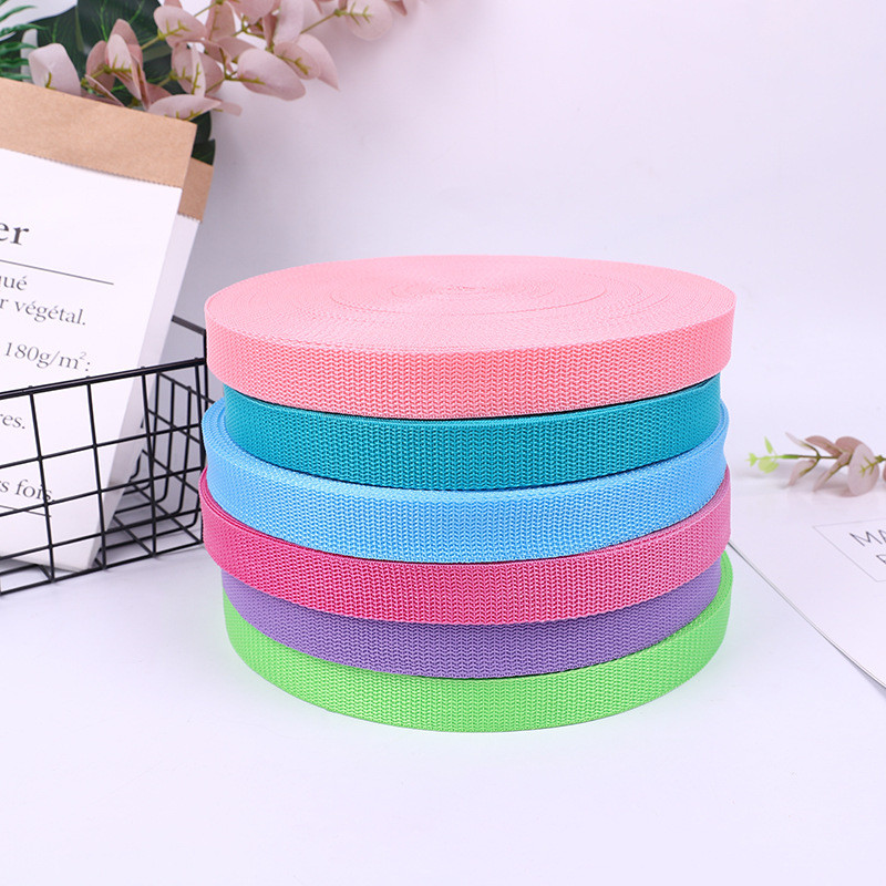 20mm-50mm Uv Resistant Polypropylene Webbing Rose Blue Pink