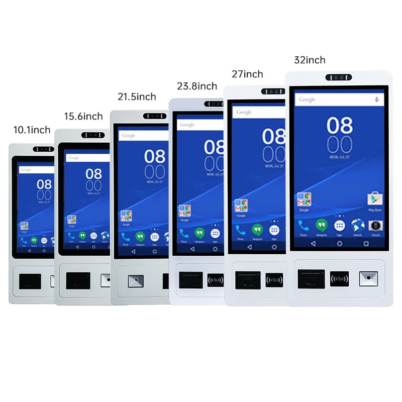 Slef service kiosk with Android Solution RK3288 15.6 Inch Display Size enterprise self service kiosk