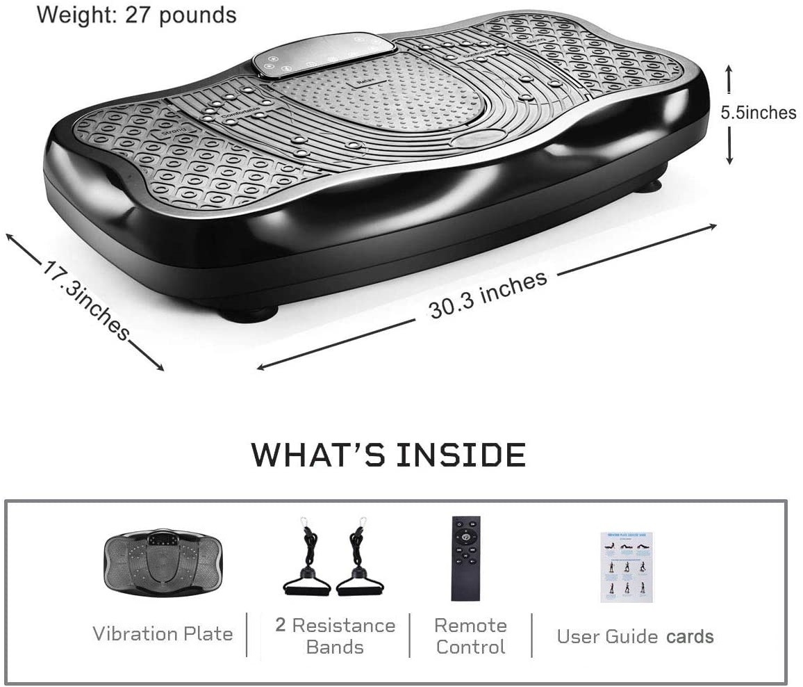 200W Remote Control Fat Burning Vibrating Machine For Weight Loss