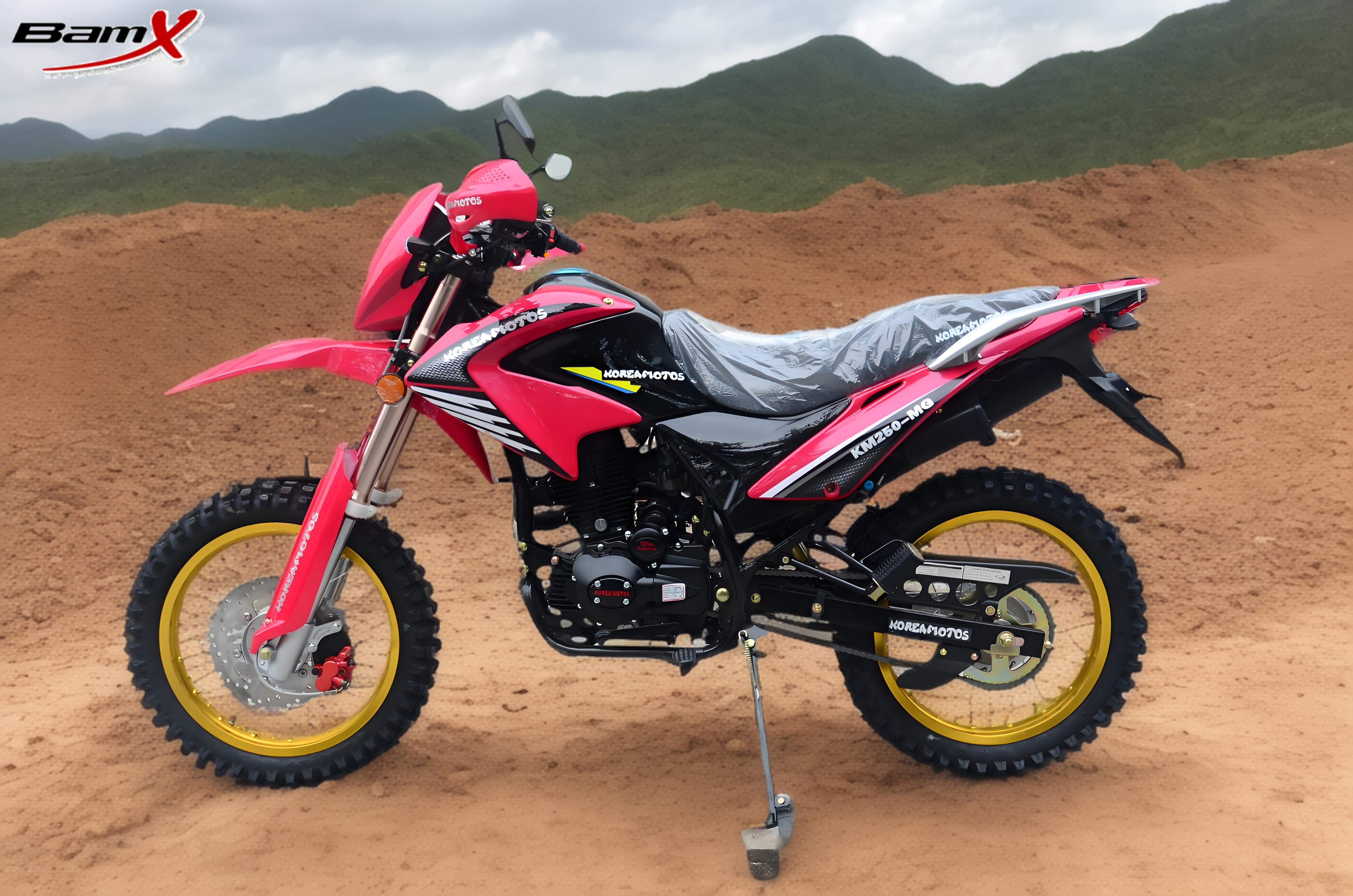 200cc 7000rpm Dual Purpose Motorbike 10kw Four Stroke Dirt Bike