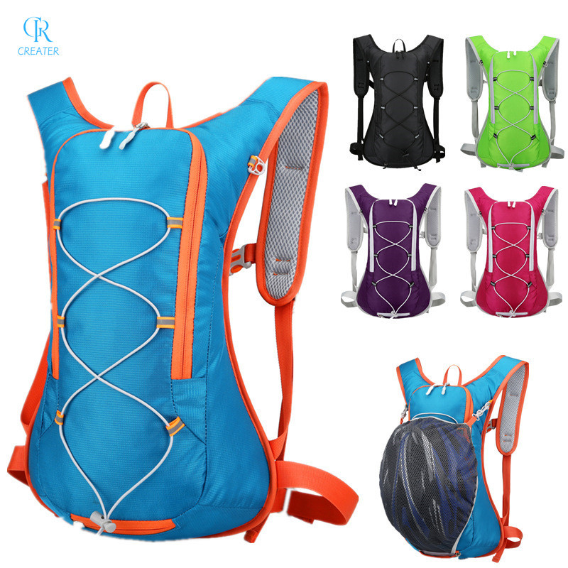 Custom Sports Cycling Helmet Bag Backpack Hydration Pack Bag Waterproof