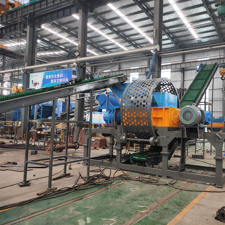 22000Kg/H Iron Crusher Machine Automatic Steel Scrap Shredder Machine