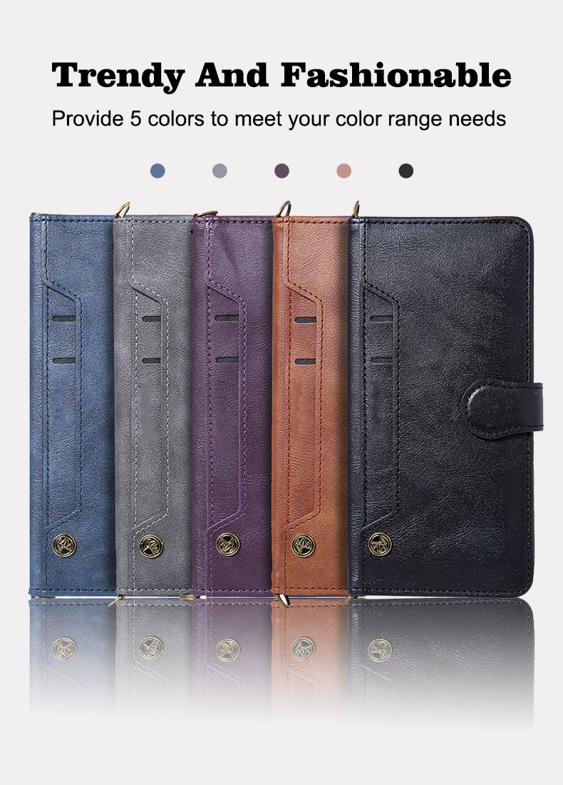PU Leather Phone Case Wallet Stand Card Holder For IPhone14 15 16 Pro Max