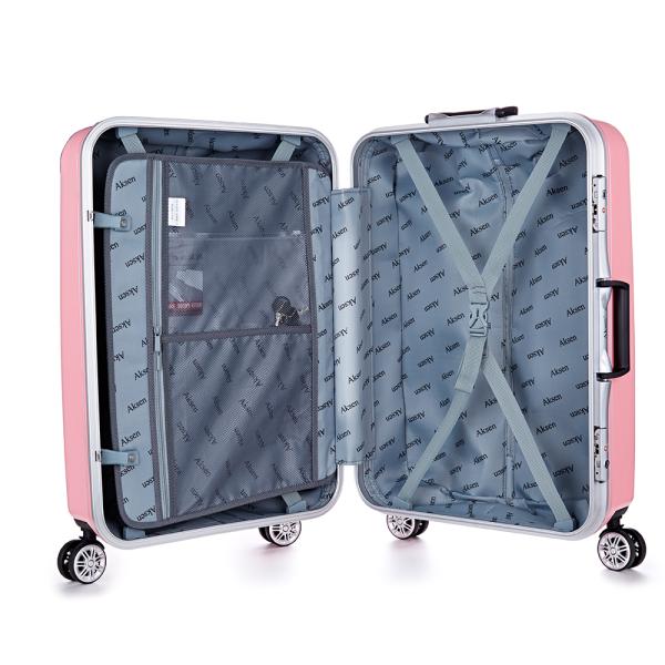 Anti-theft Business Carry on Suitcase with High Capacity and No Zipper Closure