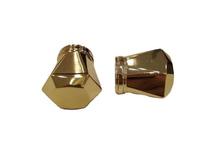 Golden Irregular Shaped Custom Perfume Bottle Caps For Perfume Bottle