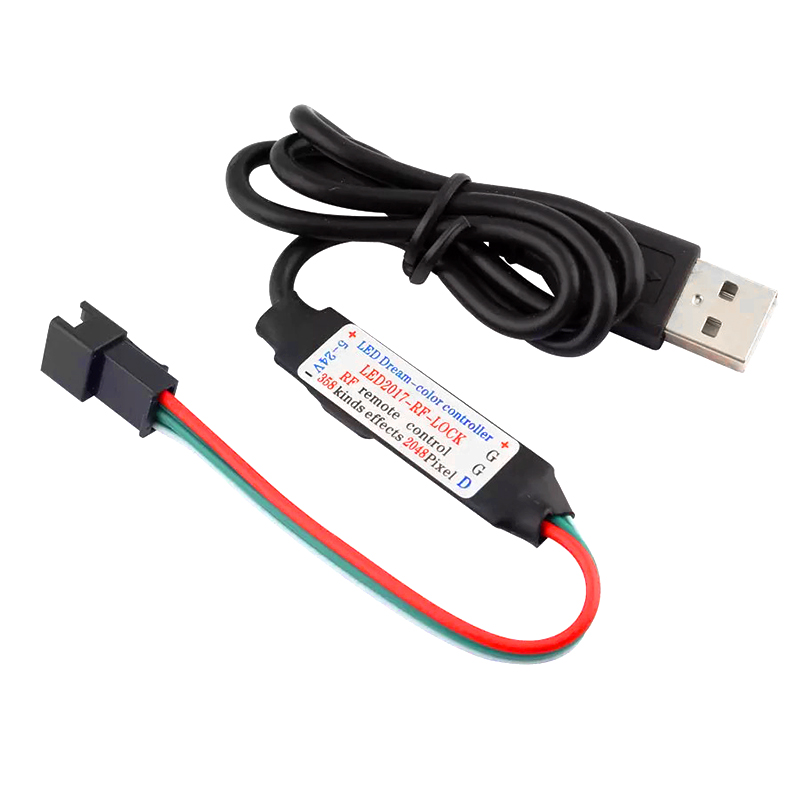 Mini LED Pixel Controller USB DC 5V With 14 Keys RF Remote Control