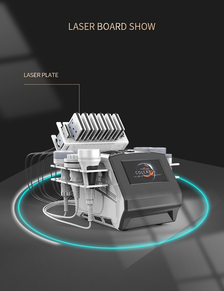 RF Vacuum Cavitation Machine 6 In 1 40K Skin Tightening Shaping Beauty Equipment