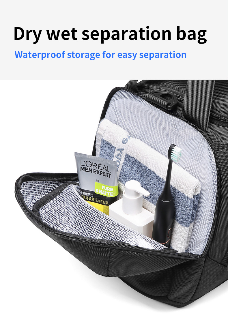 Oxford Cloth Travel Duffle Bag Customization Dirt Resistance