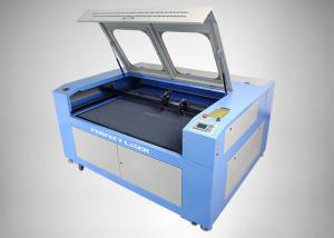 Buy cheap Double Heads CO2 Laser Engraving And Cutting Machine For Leather / Wood product