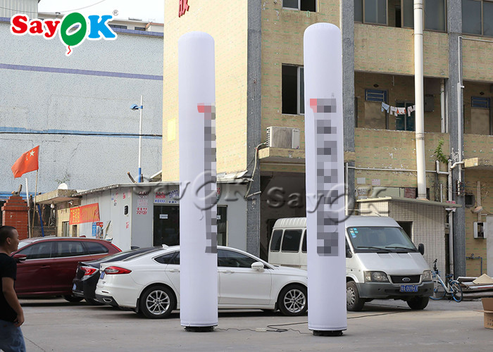 0.63x5mH Inflatable LED Light Columns For Events / Stage Decoration