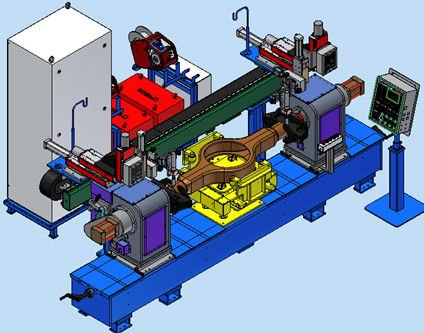Customized Robot Welding Jig 150VA For Half Housing And Triangle Assembly