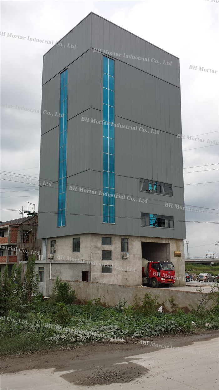 Horizontal Twin Shaft Mixer Batching Plant Low Noise For Construction Site