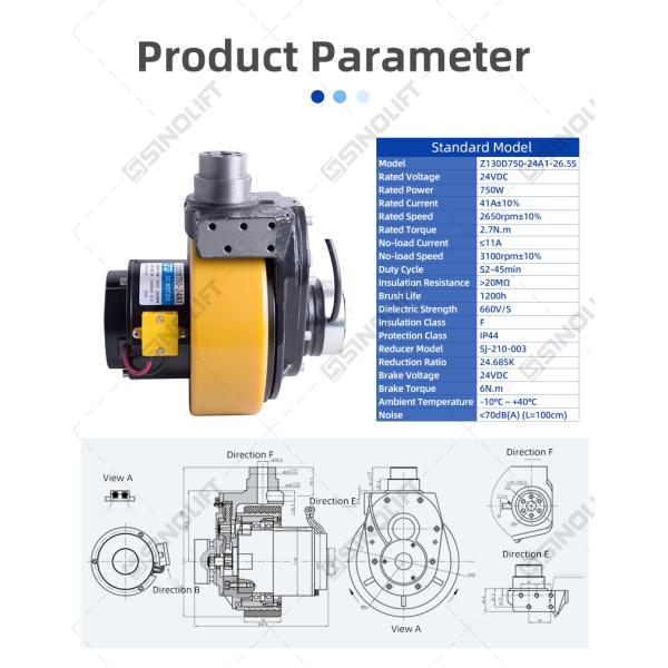 Universal Fit Forklift Drive Wheel Assembly