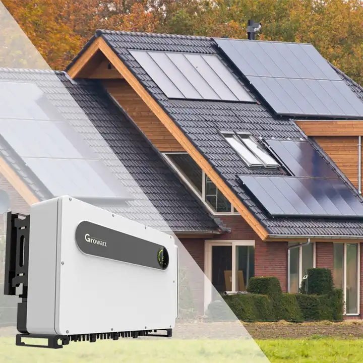 Solar 100Kw Growatt On Grid Inverter Price Solar Panel With Grid Tie Solar Inverte Pure Sine Wave Off Grid Solar Inverter