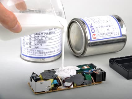 Electronic silicone gap filler Potting Compound Encapsulant Multiscene Practical