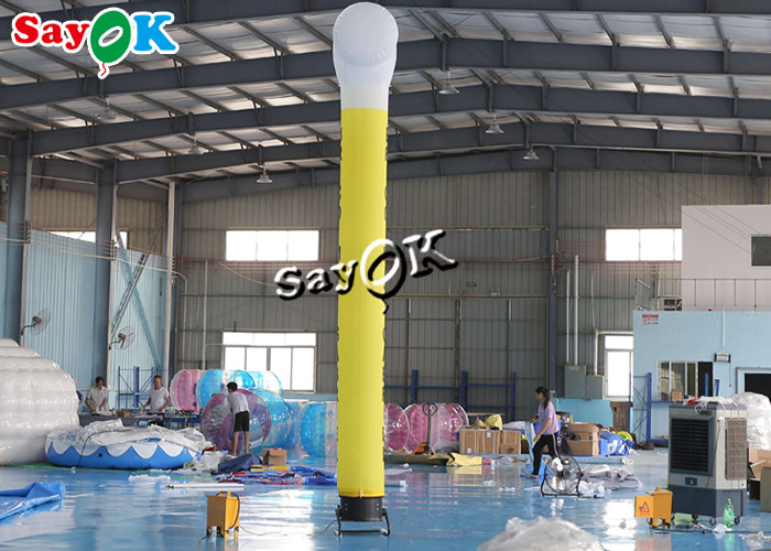 Advertising Inflatable Air Dancer Man 5m Rip Stop Nylon Cloth Blower Sky Dancer Inflatable Hammer
