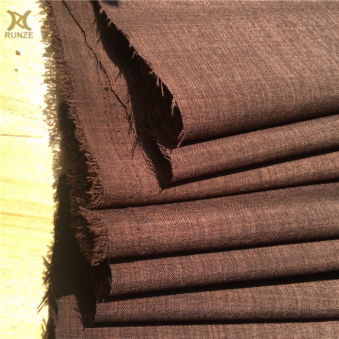 Coated Type PA Coated 110GSM Polyester Imitation Linen Fabric Woven for Sofa Pillow