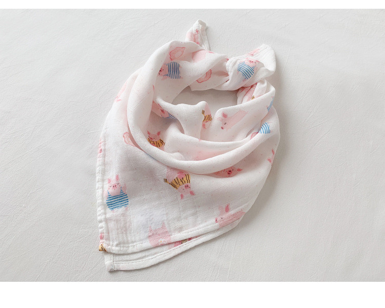 Button Closure Baby Feeding Cloth Infant Baby Bibs Premium Cotton Material