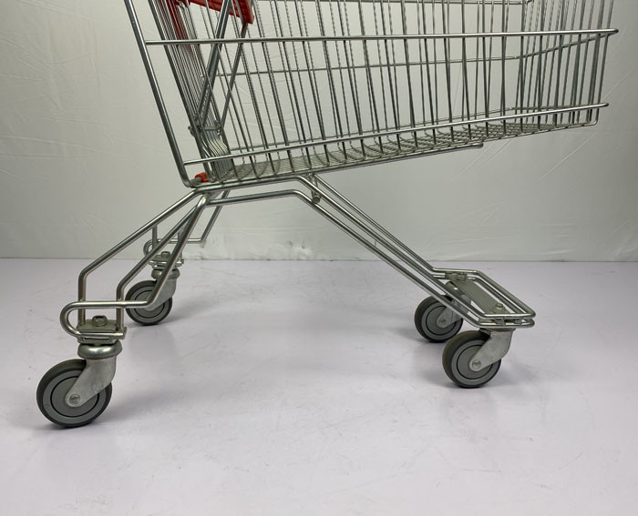 Russian Type Metal Shopping Trolley 125L Supermarket Grocery Trolly Cart