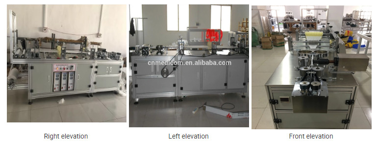 Dustproof AC380V Non Woven Plastic Cap Manufacturing Machine