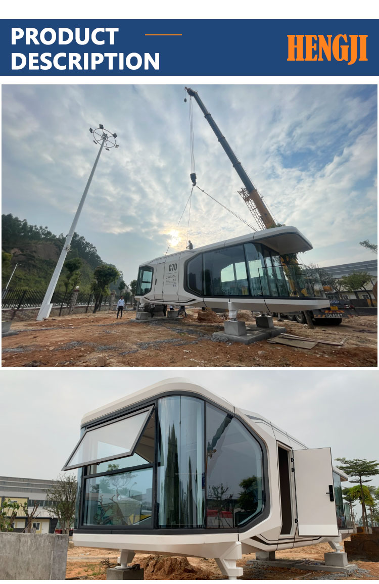 Expandable Container Rock Wool Sandwich Panel Camp House for Coffee and Modern Design