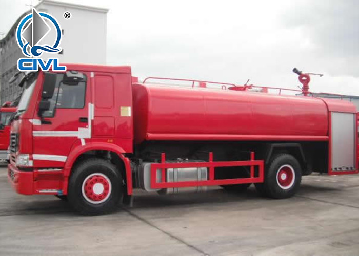 6x4 10m3 Fire Fighting Truck , Diesel Powered Heavy Duty Trucks