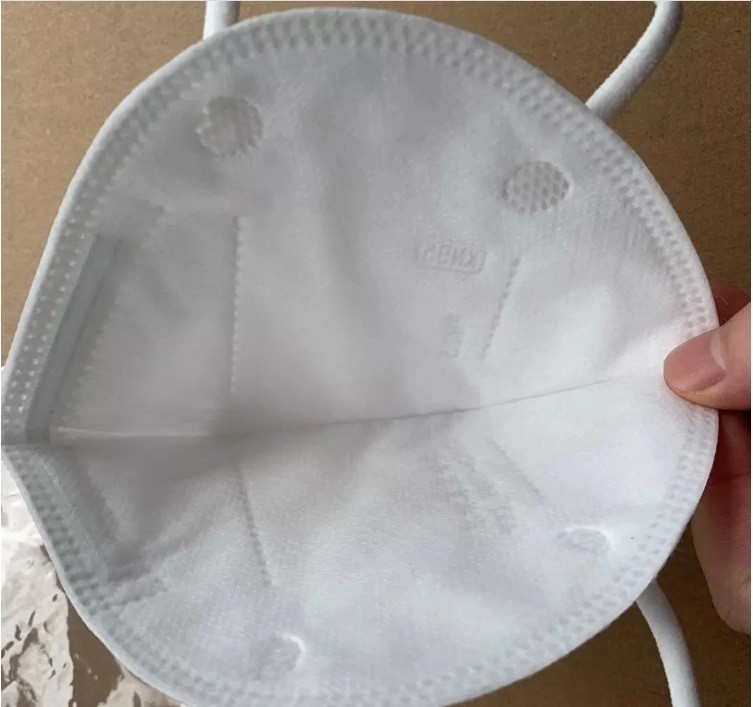 Folding KN95 Face Mask Non Woven Disposable Mask Antibacterial Anti Virus