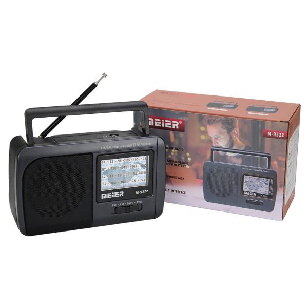 AM/FM Portable Radio Player with 2.5INCH 2OU 5W Speaker and Rechargeable Battery