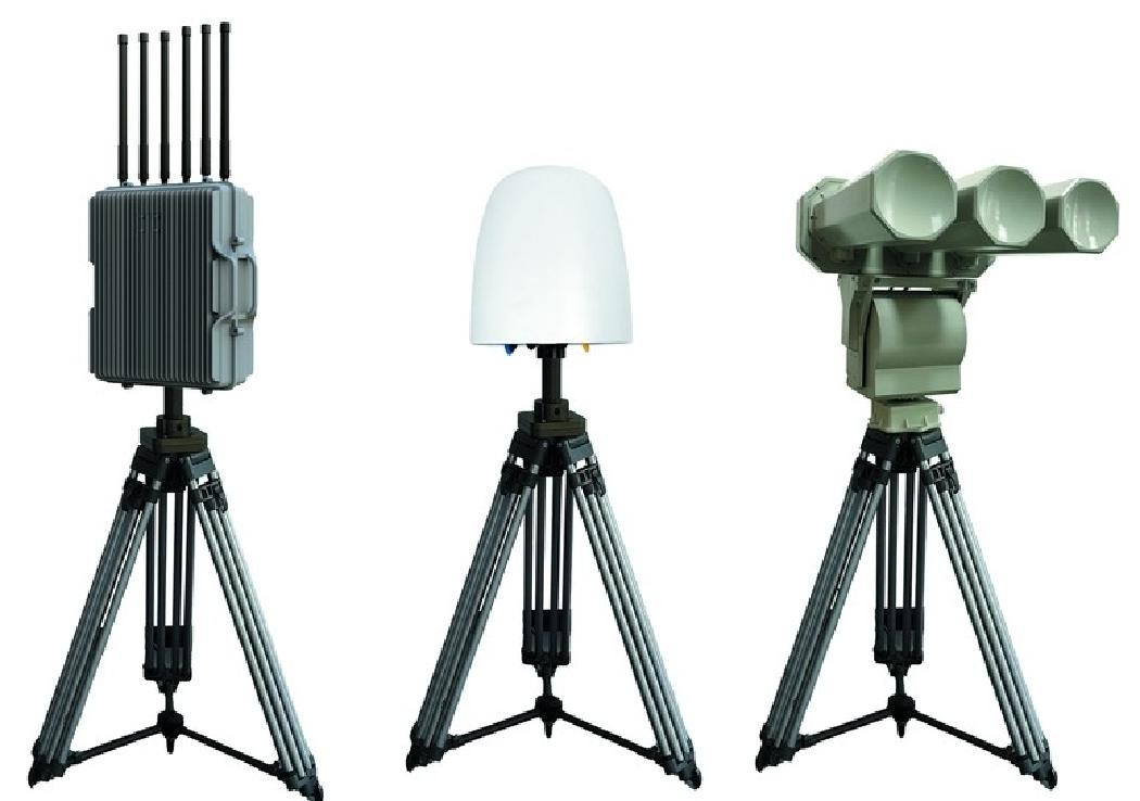 Lightweight Backpack Drone Jammer 433MHz-5.8GHz Omnidirectional