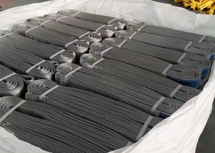 High Tenacity Endless Polyester Webbing Slings 3T 4.0T 7.62mtr For Port Hoisting