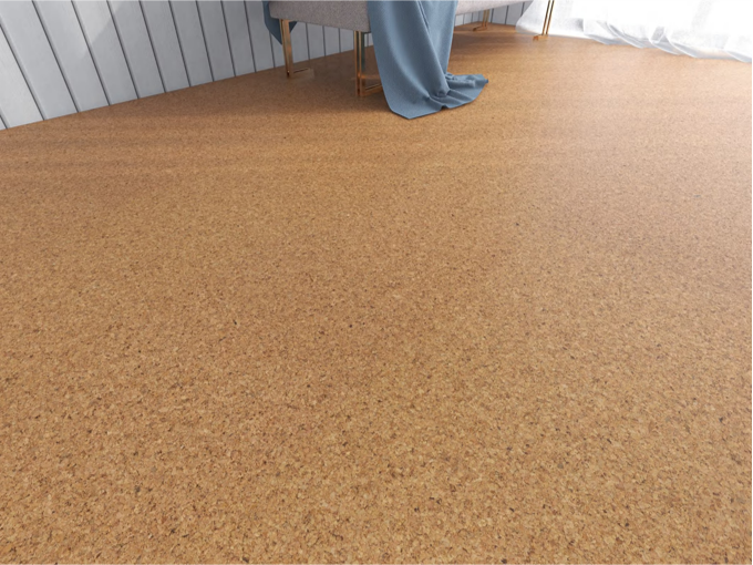 Custom Wood Floor Solution 4mm 5mm Portugal Cork Flooring Tiles with Onsite Training