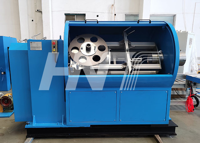 Non Metal Mica Tape Armouring Machine PET Cable Armouring Machine