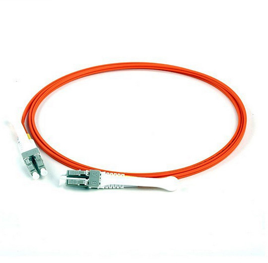 900um orange color High return loss, low insterion loss LC / PC - MM Fiber Optic Patch Cord