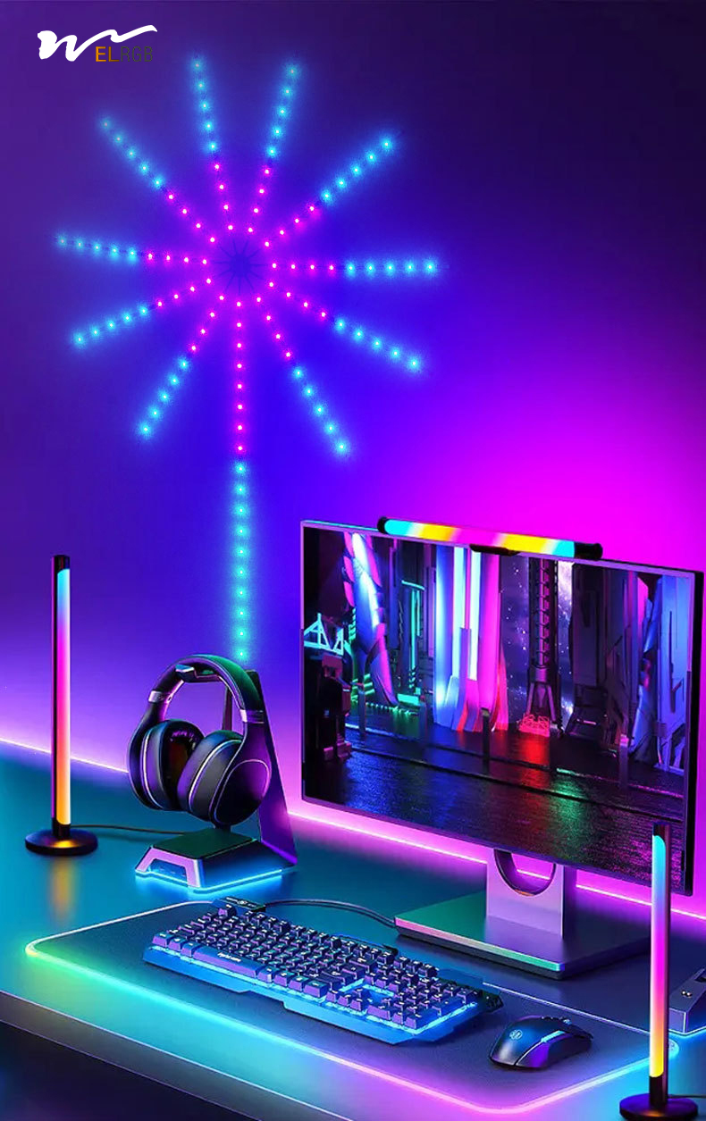 Intelligent Low-Voltage Music Voice Controlled Full Color Starry Sky Festival Light
