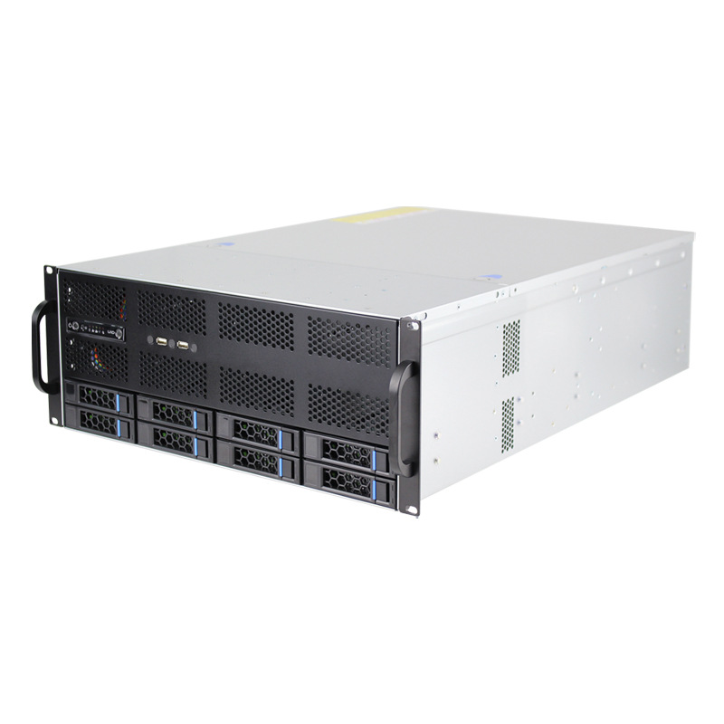 Rack Customized 4 Gpu Servers with Dual CPU LGA3647 Portable 4U Gpu Server case Computer Server with 3090 Gpu Cards