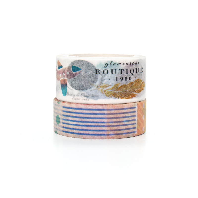 Waterproof Decorative Washi Tape Width 3mm For Scrapbook Beautification