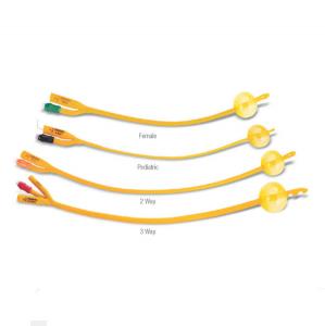 Buy cheap Medical Disposable 2-Way Silicone Coated Catheter 6FR Urology Device product