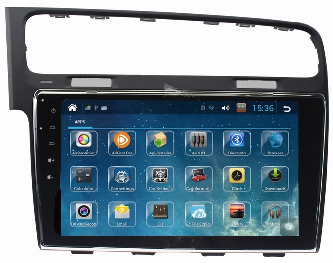 Ouchuangbo autoradio DVD GPS stereo multimedia android 4.2 VW golf 7 support 4 core canbus aux